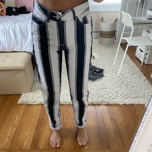 Bdg striped mom jeans